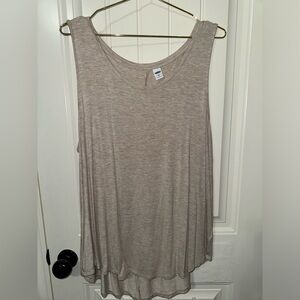 Old Navy Luxe Tank Top - Tan/Oatmeal color